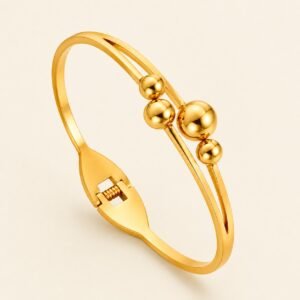 18kt Gold-Plated Celestia Orbit Bangle