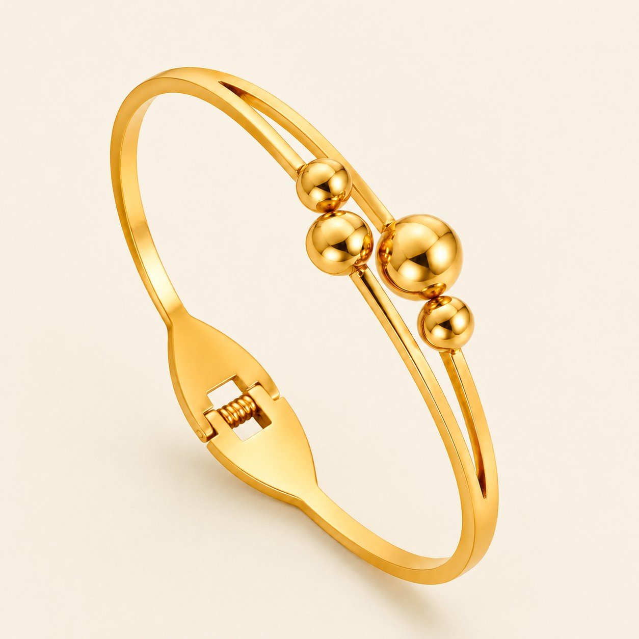 18kt Gold-Plated Celestia Orbit Bangle